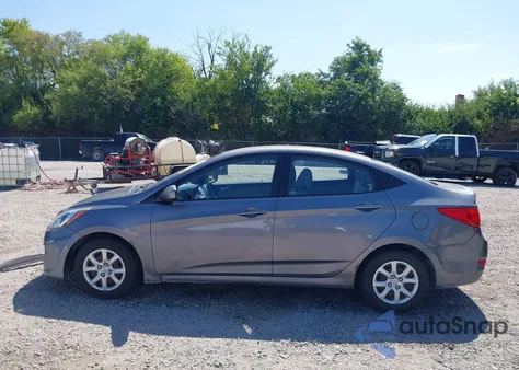 2014 Hyundai Accent Gls from USA, damaged, VIN KMHCT4AE7EU675653